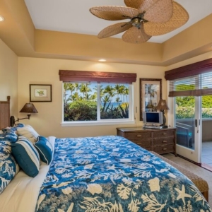 Master bedroom with private lanai