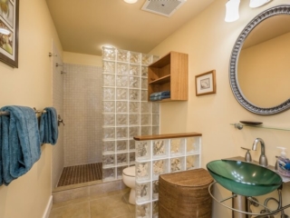 Bathroom with walk in shower
